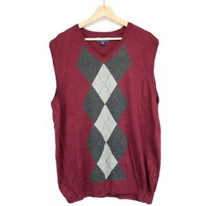 Vintage Dark-Academia Boyfriend Sweater Vest